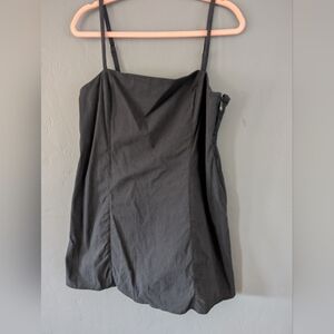 Cotton Abercrombie And Fitch Black Stretchy Dress Size Large